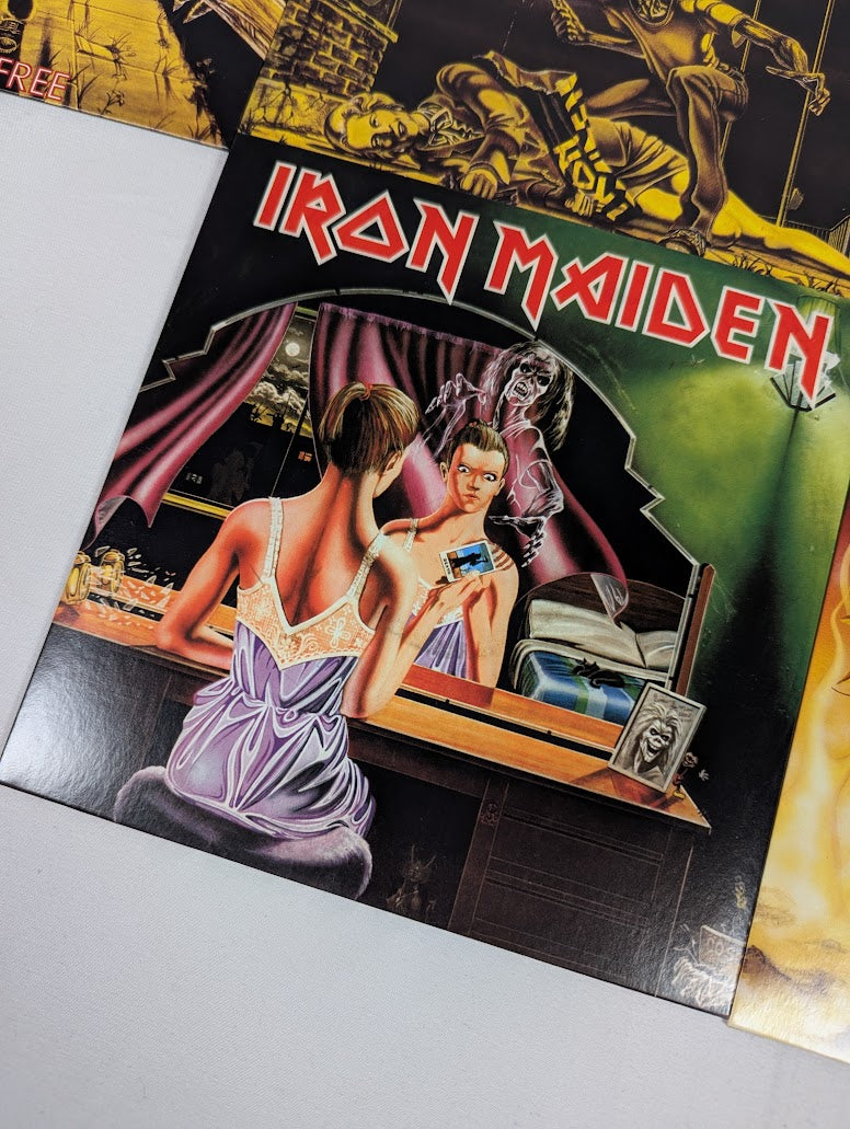 Iron Maiden Singles 7" Vinyl Record 2014 Parlophone Reprint Bundle of 10