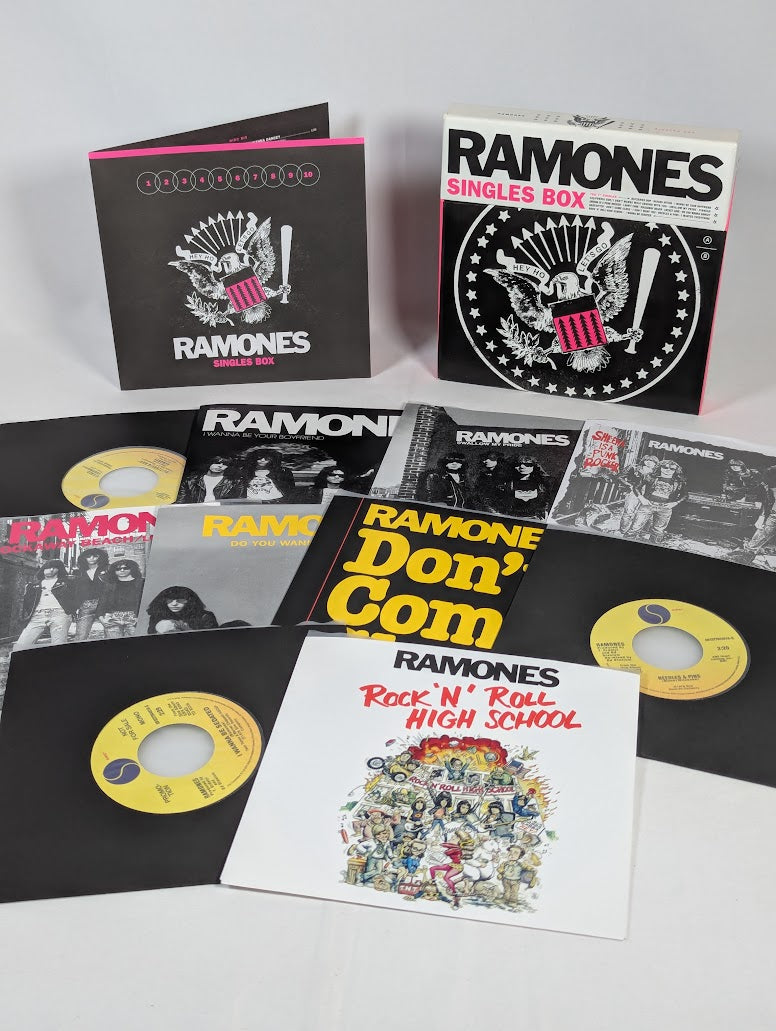 Ramones Singles Box 7" Vinyl Record Limited Edition Box Set #442