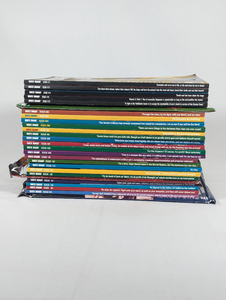 Warhammer White Dwarf Magazine Bundle Set of 27 Issues