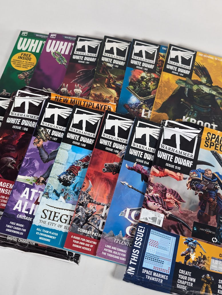 Warhammer White Dwarf Magazine Bundle Set of 27 Issues