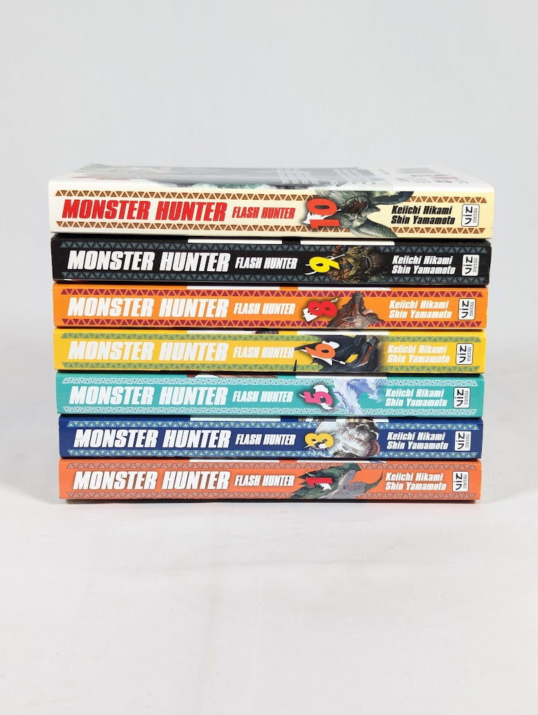 Monster Hunter Flash Hunter Manga Bundle (Missing Volumes 2, 4 & 7)