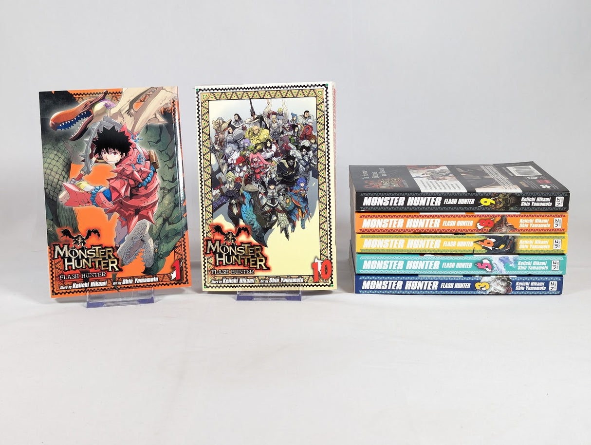 Monster Hunter Flash Hunter Manga Bundle (Missing Volumes 2, 4 & 7)