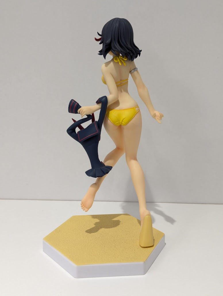 Kill La Kill Ryuko Matoi Swimsuit Beach Queens Treasure Figure Collection Wave Corporation 1/10 Statue