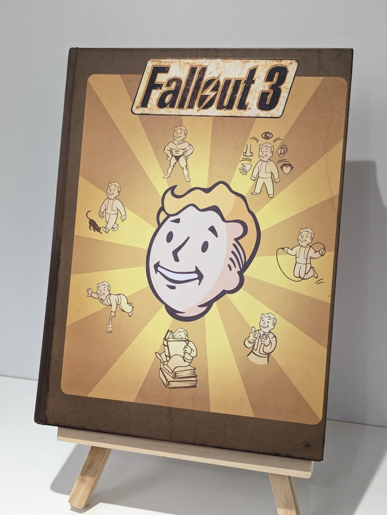 Fallout 3 Collector's Guide Pre-War Edition Hardback Strategy Guide (With Map)