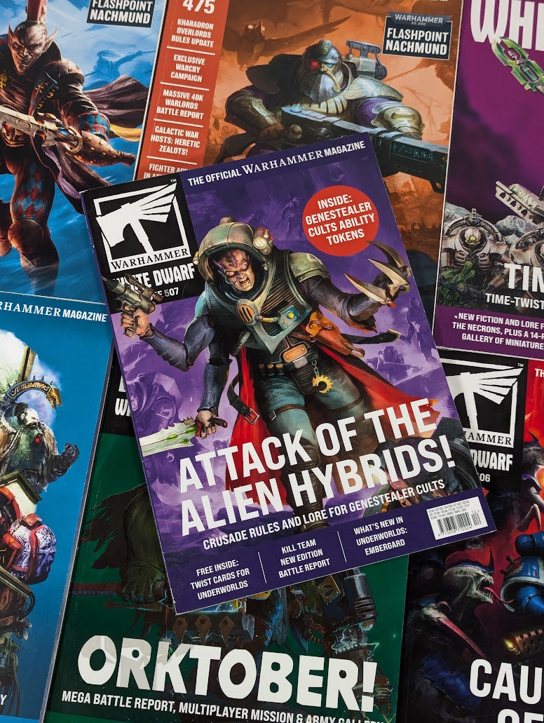 Warhammer White Dwarf Magazine Bundle Set of 7 Issues