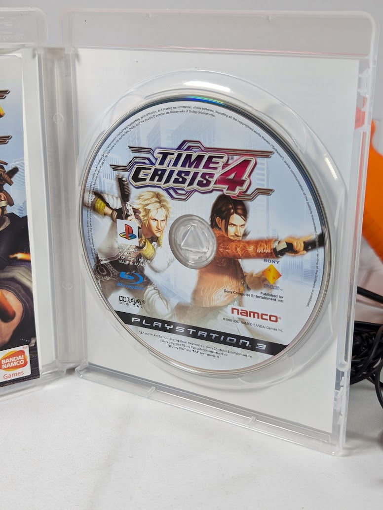 Time Crisis 4 PS3 With G-Con 3 Controller & Sensors