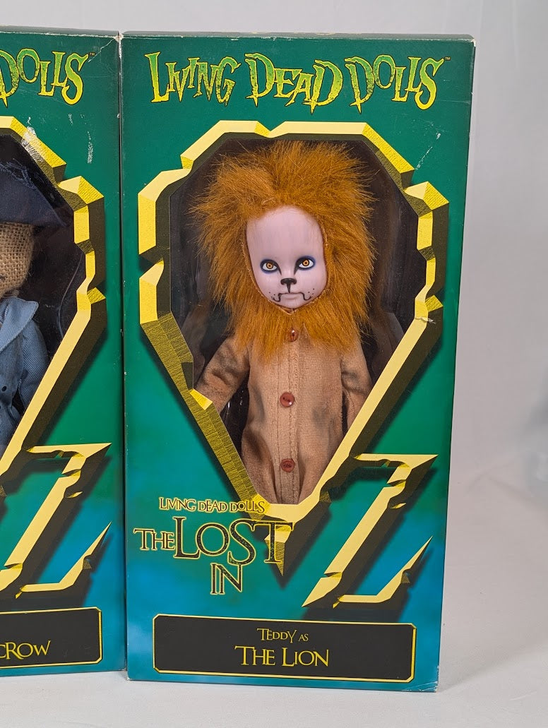Living Dead Dolls The Lost in Oz Bundle of 3 Doll Figures