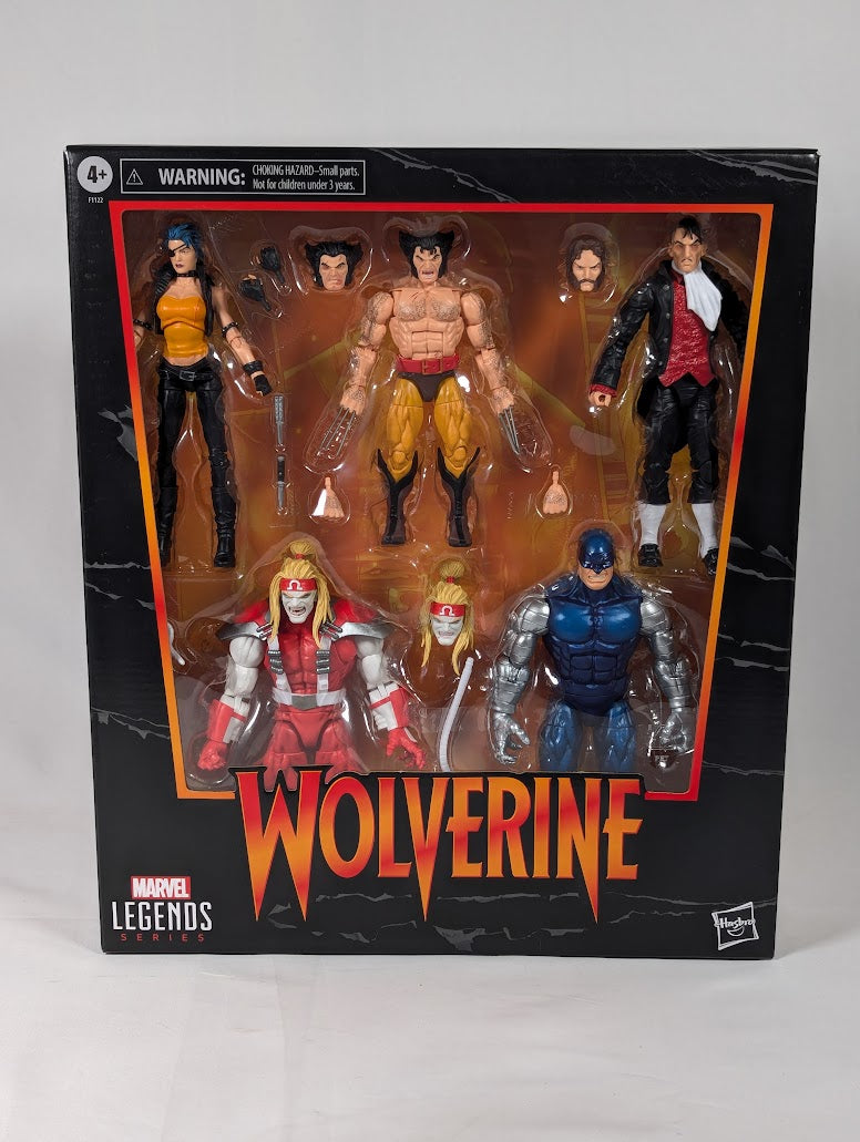 Marvel Legends Wolverine, Cyber, Omega Red, Callisto & Jason Wyngarde 2021 Hasbro Action Figure 5-Pack