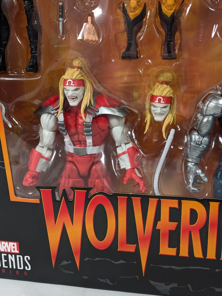 Marvel Legends Wolverine, Cyber, Omega Red, Callisto & Jason Wyngarde 2021 Hasbro Action Figure 5-Pack