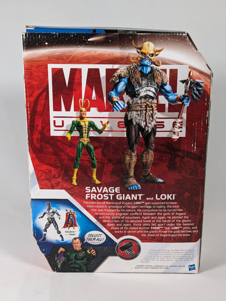 Marvel Universe Savage Frost Giant and Loki Hasbro 2010 Action Figure 2-Pack