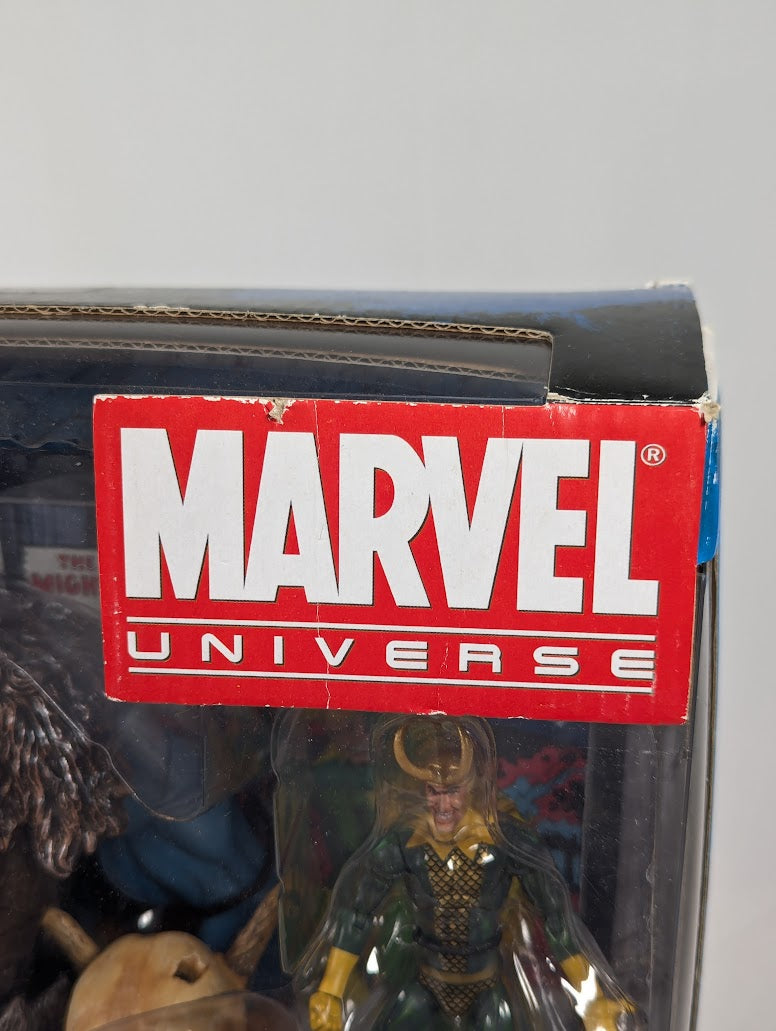 Marvel Universe Savage Frost Giant and Loki Hasbro 2010 Action Figure 2-Pack