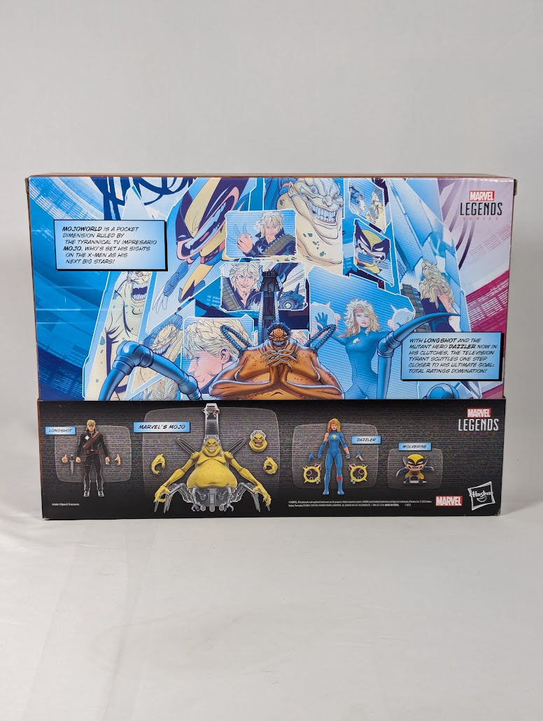 Marvel Legends Mojo World Longshot, Mojo, Dazzler & Wolverine 2022 Hasbro Action Figure 4-Pack