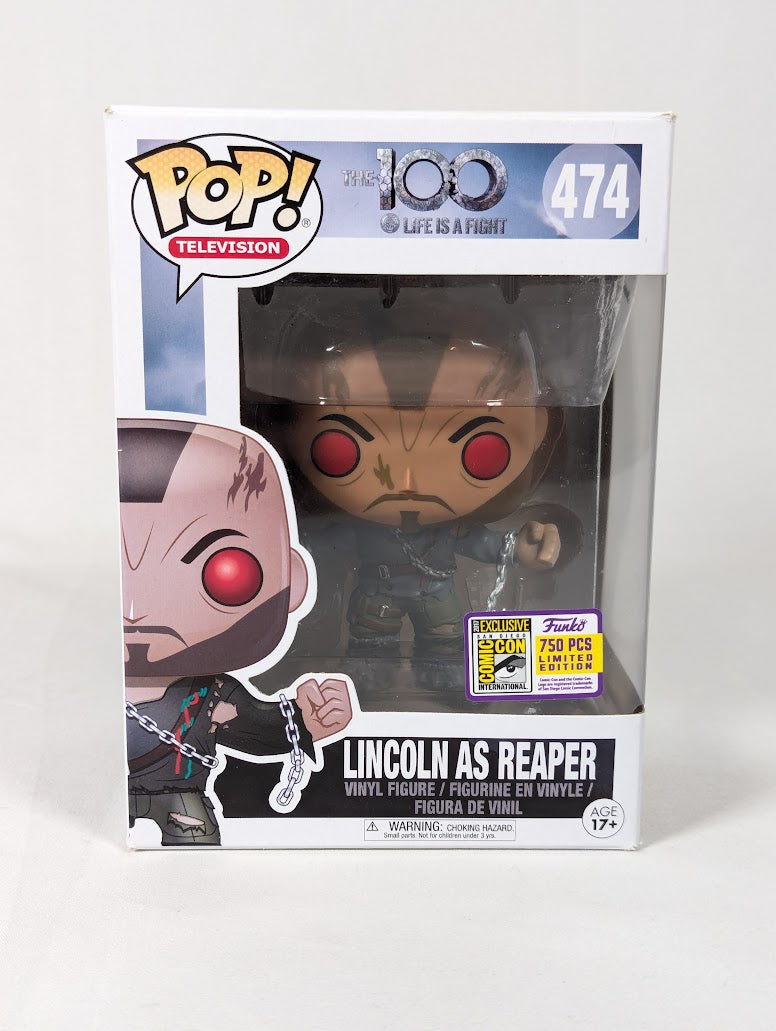 The 100 Life is a Fight Lincoln as Reaper (SDCC Exclusive Limited Edition) Funko Pop! Vinyl Figure #474