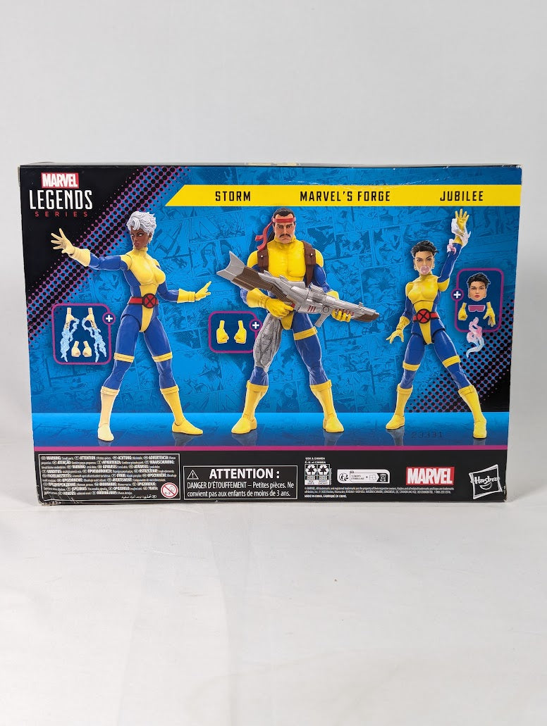Marvel Legends Storm, Forge & Jubilee 2023 Hasbro Action Figure 3-Pack