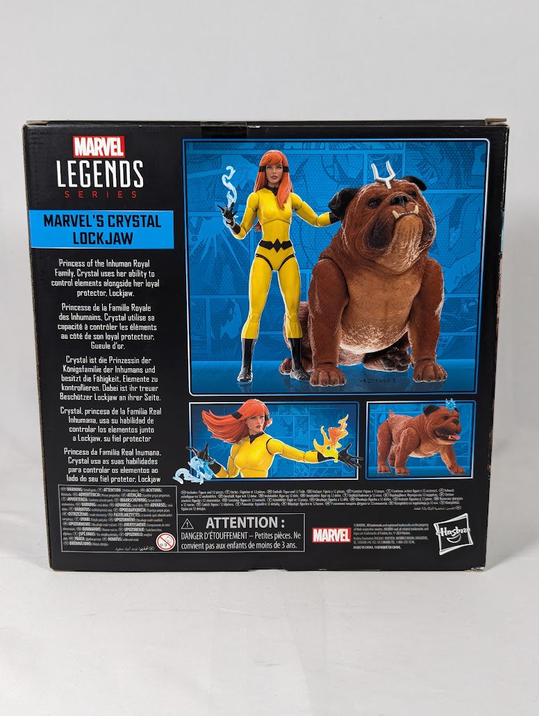 Marvel Legends Inhumans Crystal & Lockjaw 2024 Hasbro Action Figure 2-Pack