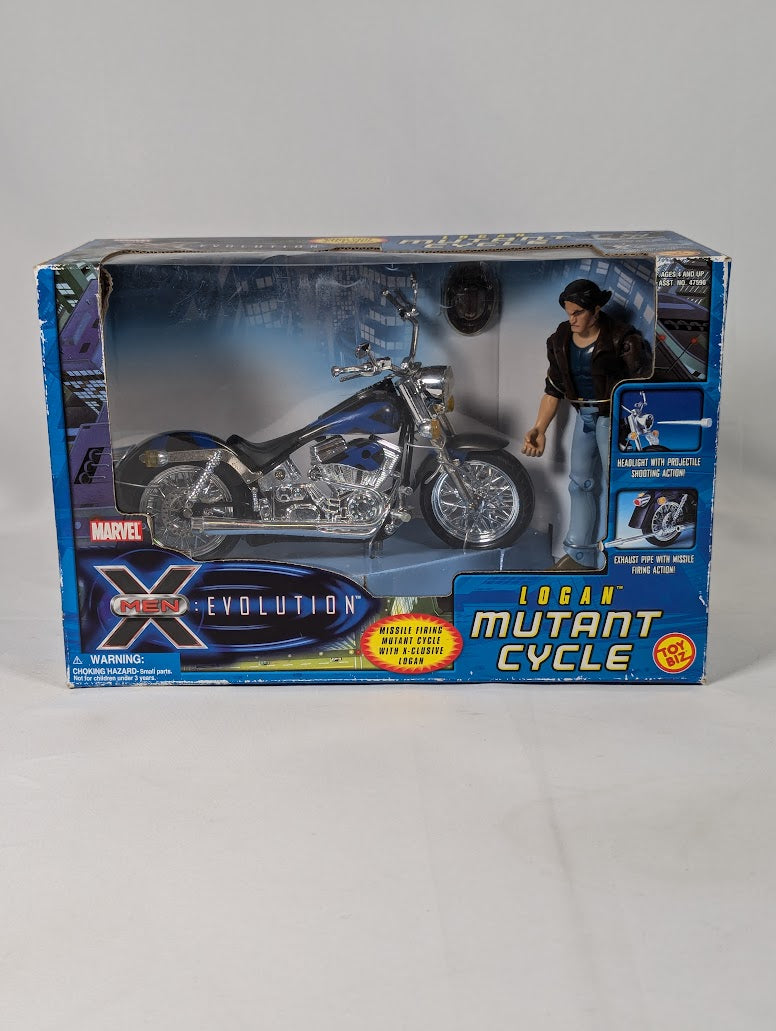 X-Men Evolution Logan Mutant Cycle 2001 ToyBiz Action Figure