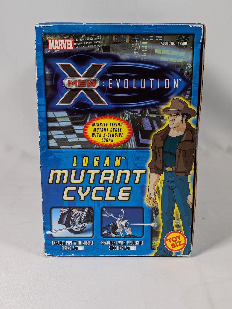 X-Men Evolution Logan Mutant Cycle 2001 ToyBiz Action Figure