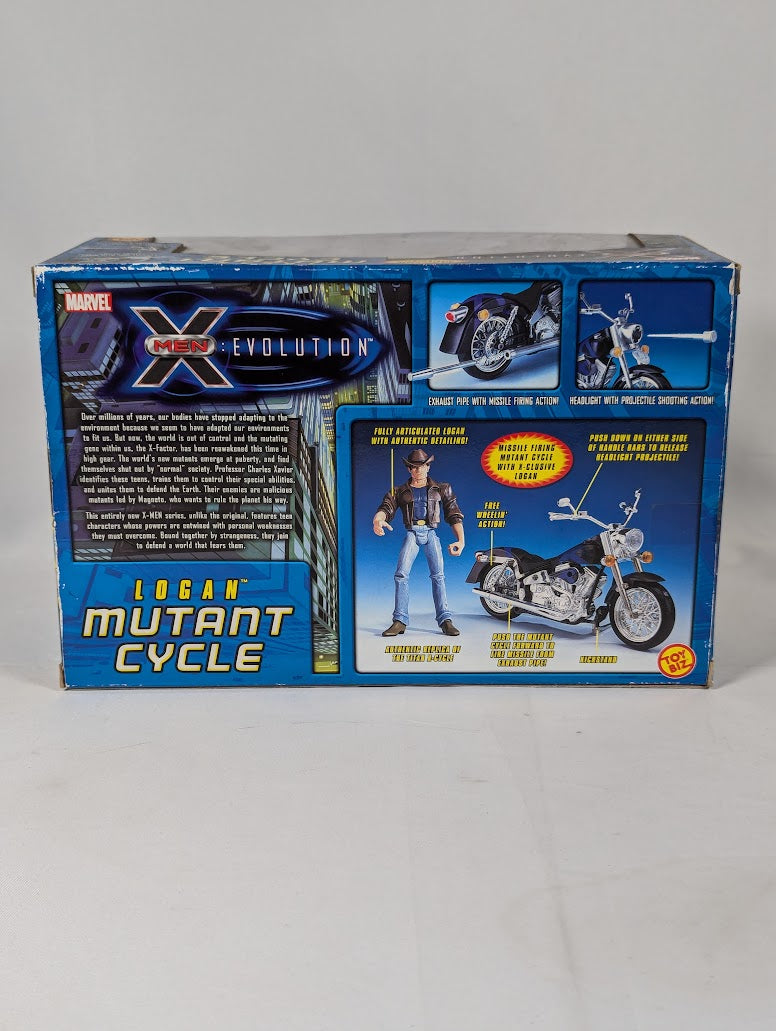 X-Men Evolution Logan Mutant Cycle 2001 ToyBiz Action Figure