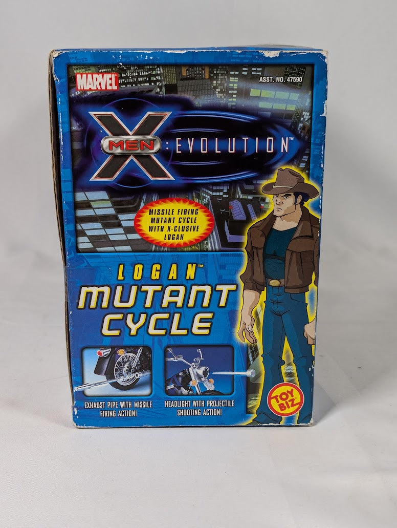 X-Men Evolution Logan Mutant Cycle 2001 ToyBiz Action Figure