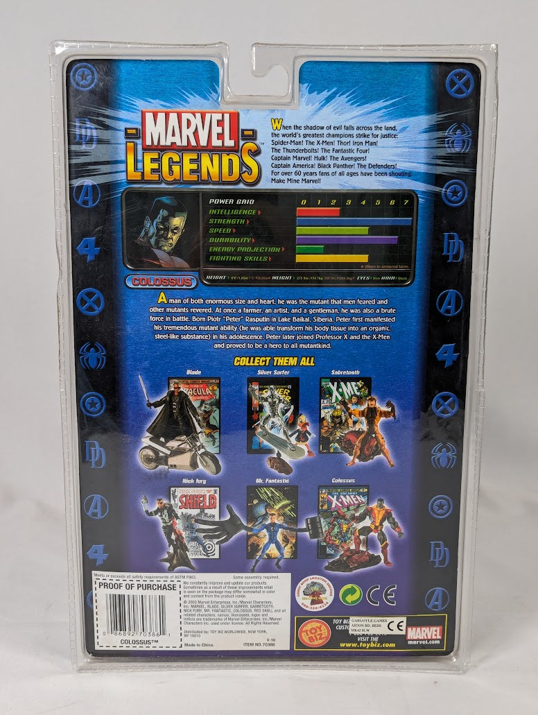 Marvel Legends Colossus 2003 ToyBiz Action Figure