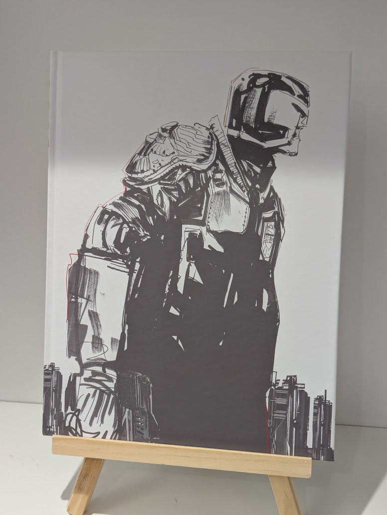Dredd The Illustrated Script and Visuals Limited Edition Signed by Jock 373/500