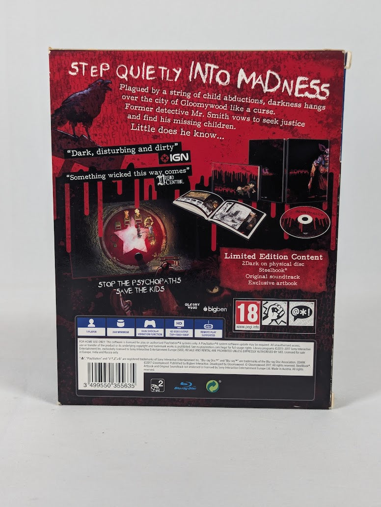 2Dark Limited Edition PS4 Video Game