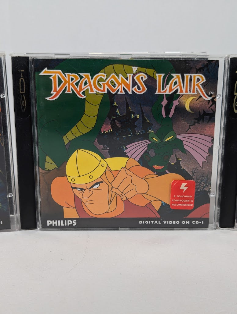 Dragon's Lair 1, 2 & Space Ace Phillips CD-I Video Game Bundle