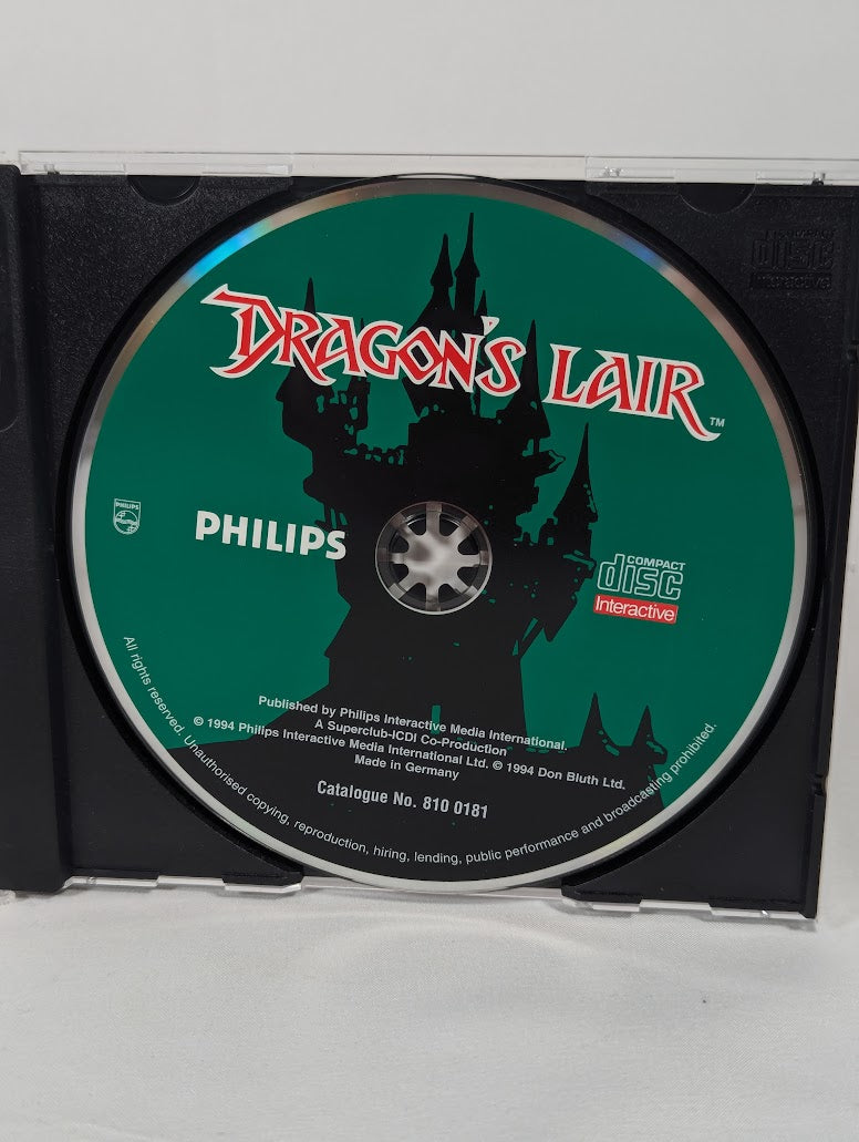 Dragon's Lair 1, 2 & Space Ace Phillips CD-I Video Game Bundle