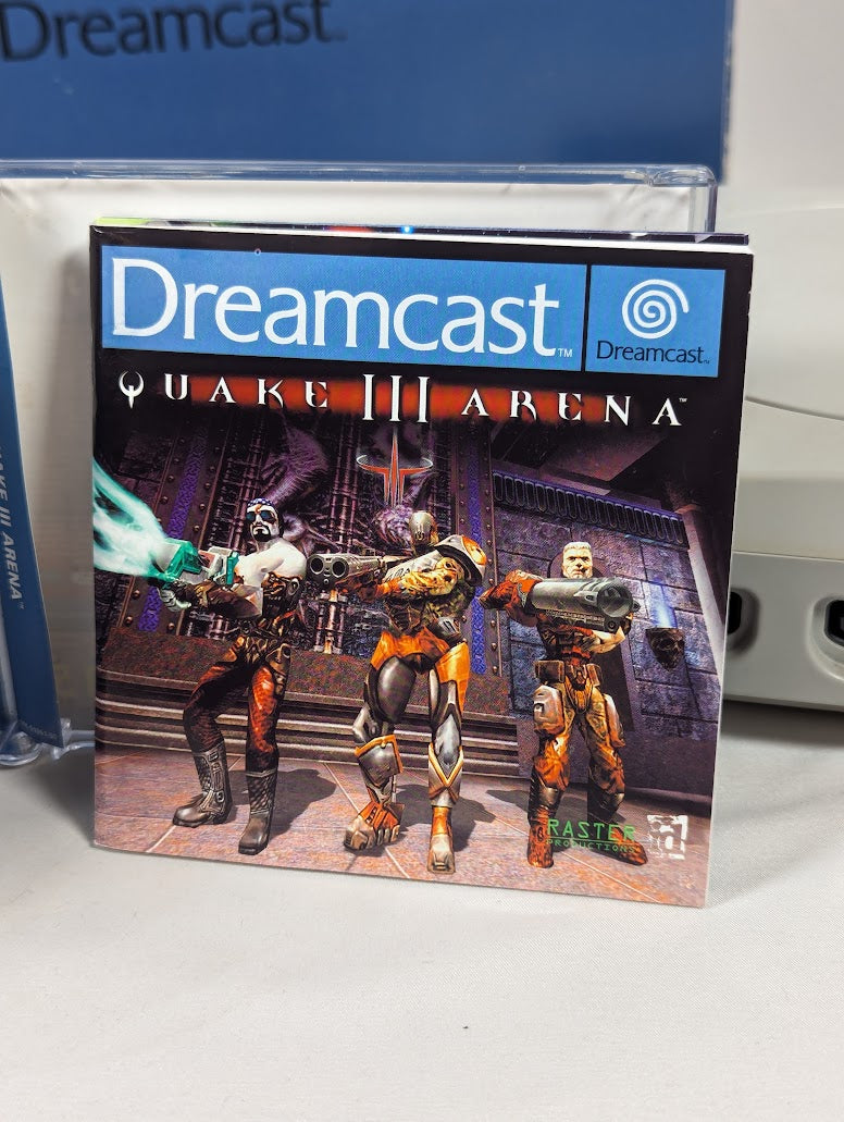 SEGA Dreamcast Console With Box, 2 Controllers, 2 VMUs, Cables, Dreamkey & 2 Games