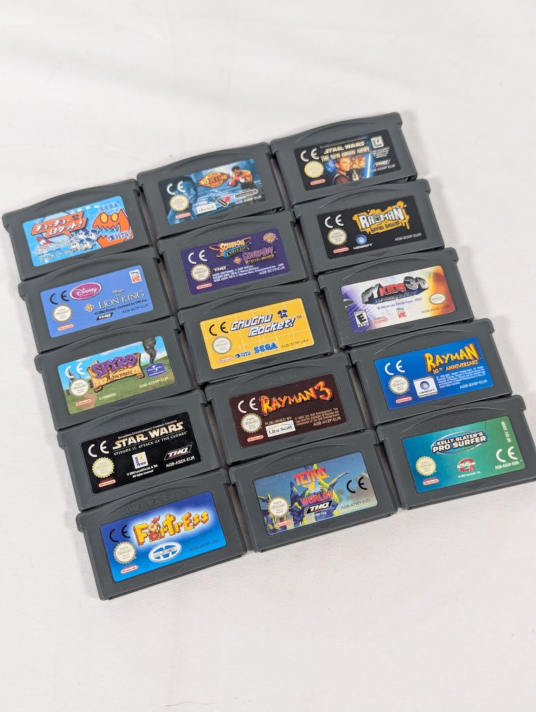 Game Boy Advance Bundle of 15 Video Games (Cartridges Only)