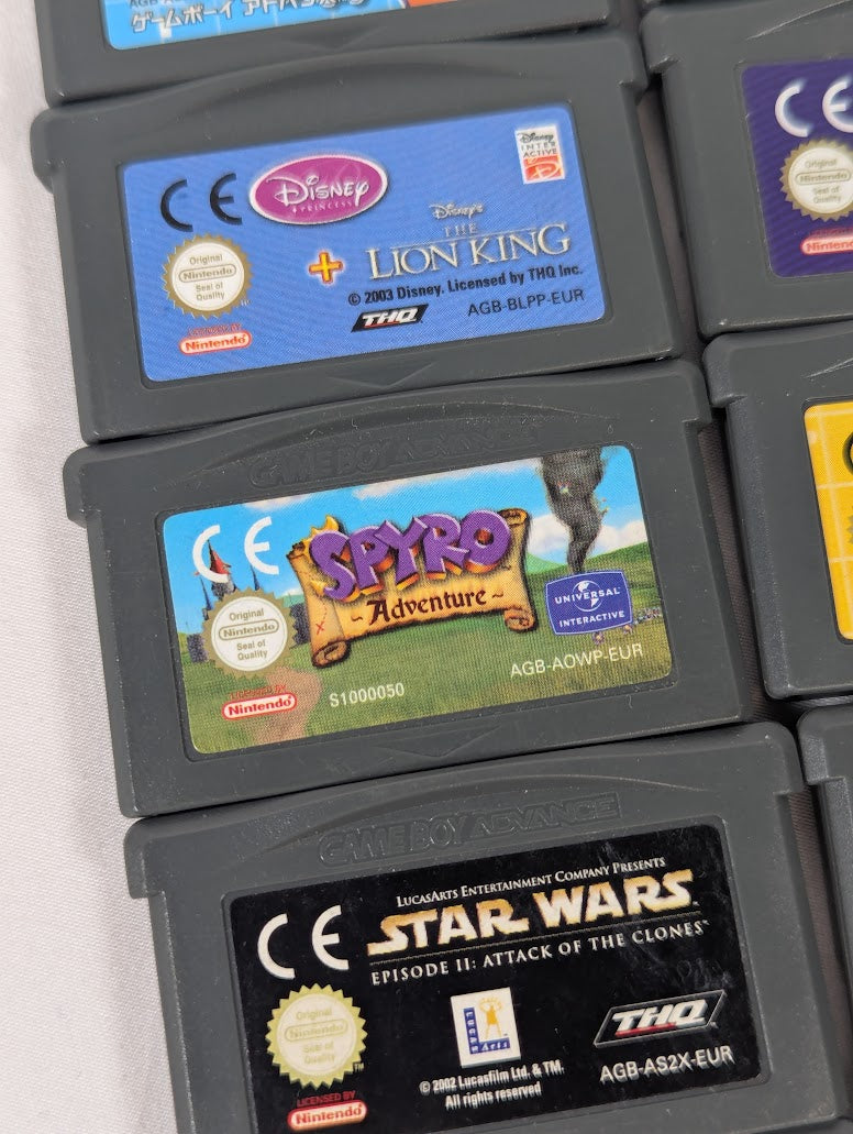 Game Boy Advance Bundle of 15 Video Games (Cartridges Only)