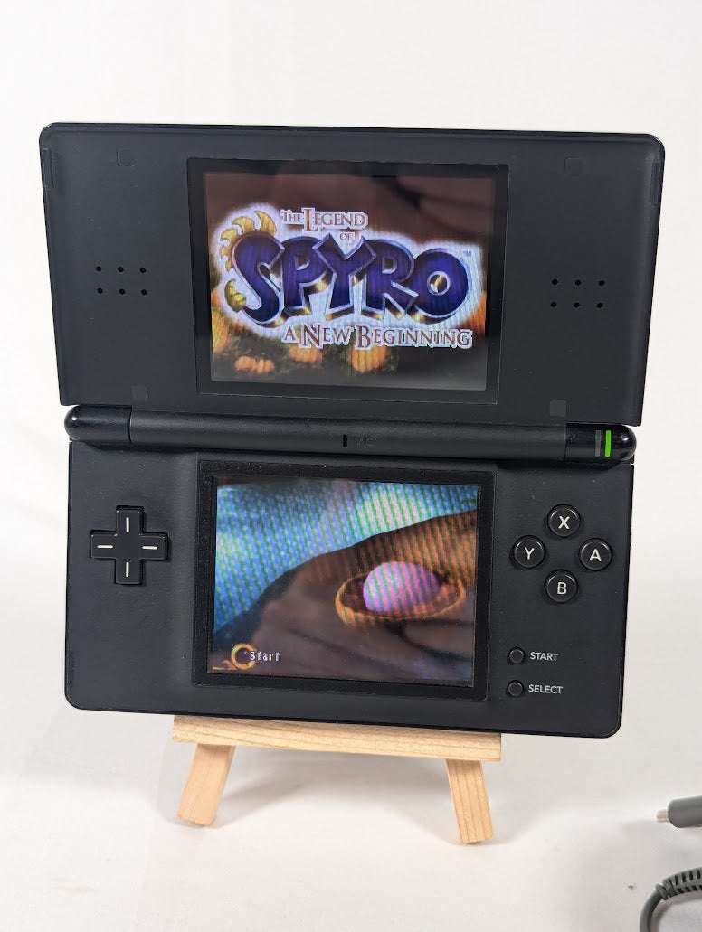 Nintendo DS Lite (Black) With 2 Games Bundle