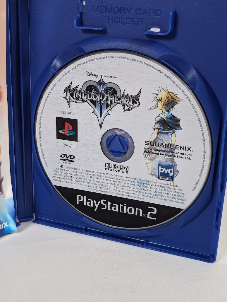 Kingdom Hearts 1 & 2 (First Editions) PS2 Video Game Bundle