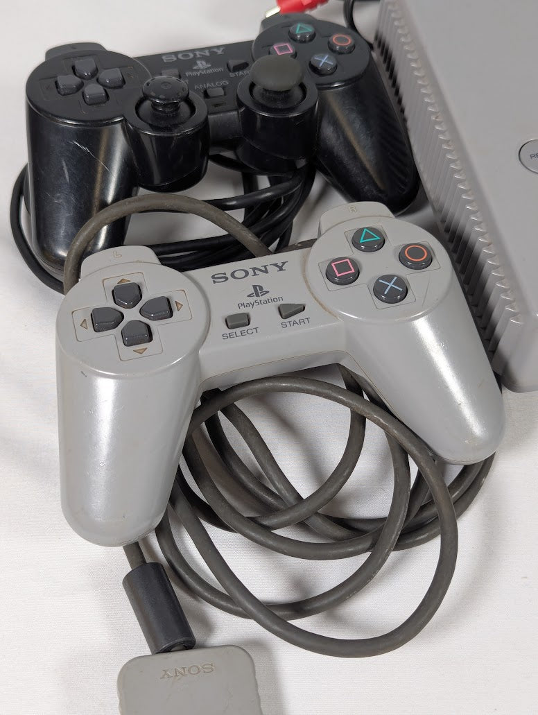 PS1 Console With 5 Games, 2 Controllers, 2 Memory Cards & Power/Video Cables