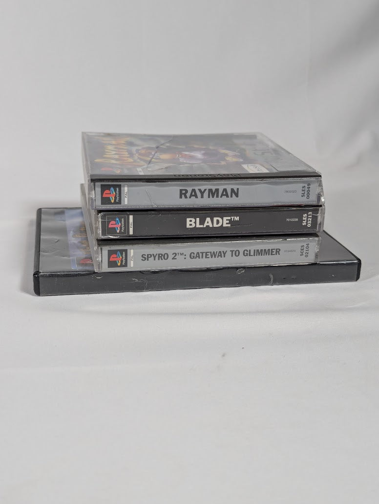 PS1 Console With 5 Games, 2 Controllers, 2 Memory Cards & Power/Video Cables