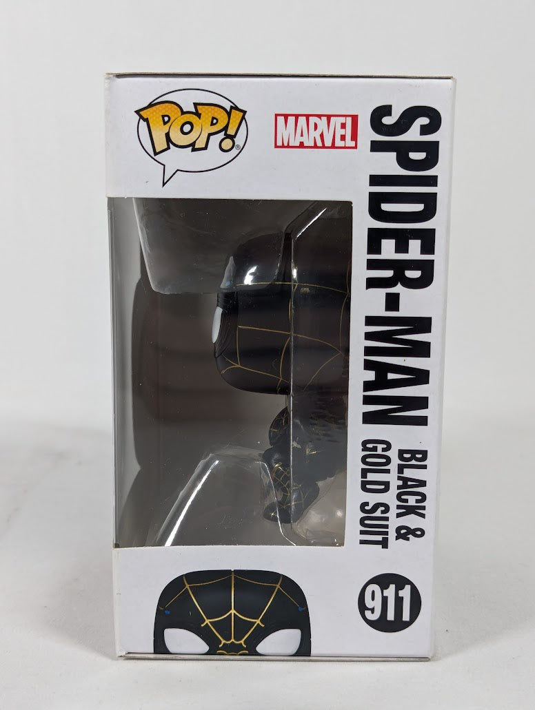 Marvel Spider-Man No Way Home Spider-Man Black & Gold Suit Funko Pop! Vinyl Figure #911
