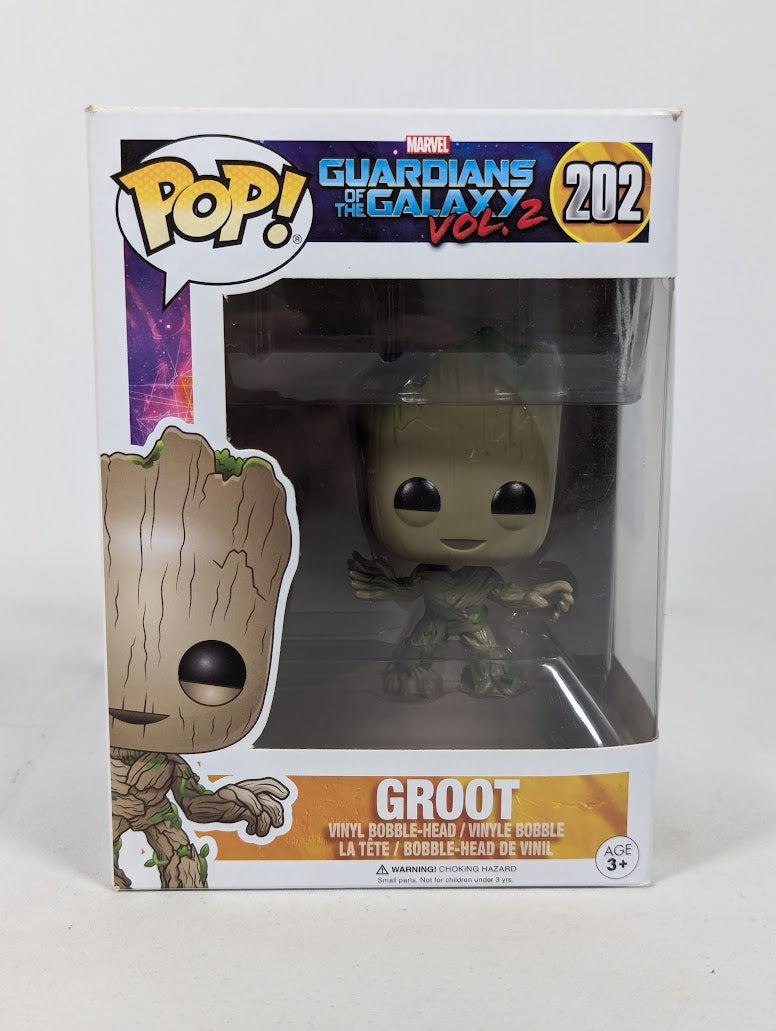 Marvel Guardians of the Galaxy Vol 2 Groot Funko Pop! Vinyl Figure #202