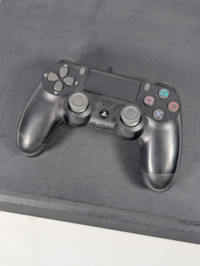 PS4 Slim 500GB Console Bundle With 3 Games, Controller, Cables & Box