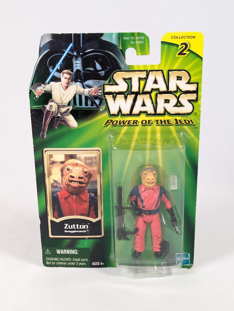 Star Wars Power of the Jedi Zutton Snaggletooth 2001 Hasbro Action Figure