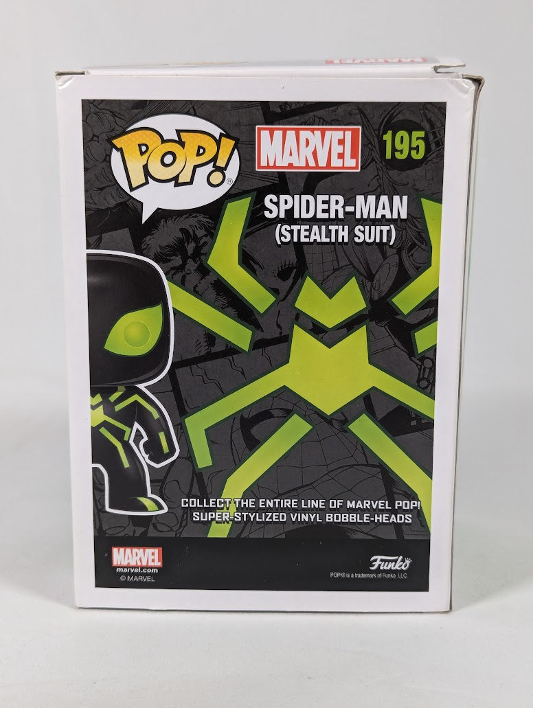 Marvel Spider-Man Stealth Suit (Glow in the Dark) Funko Pop! Vinyl Figure #195