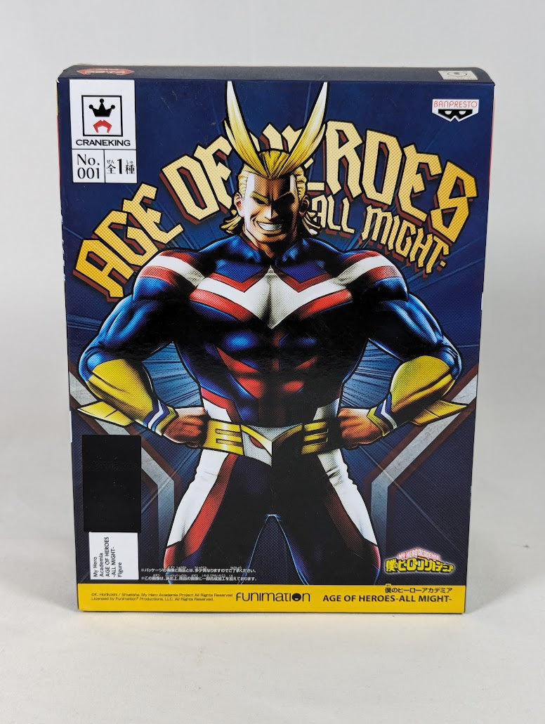 My Hero Academia Age of Heroes All Might Banpresto Figure