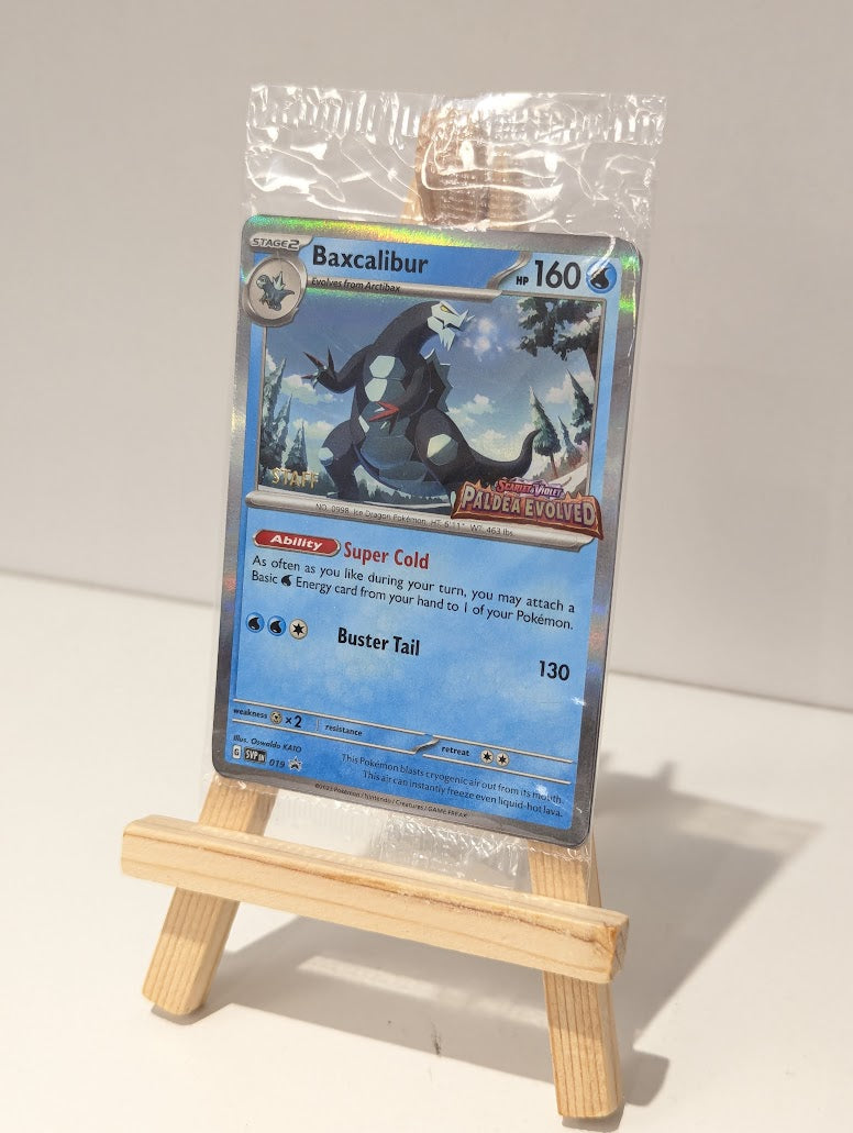 Pokemon TCG Paldea Evolved Sealed Staff Stamped Promo Set 019, 020, 021 & 022