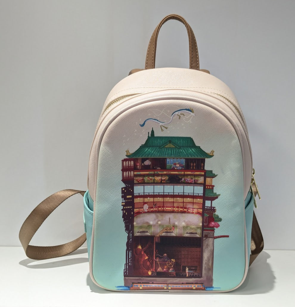 Studio Ghibli Spirited Away Bathhouse Loungefly Backpack