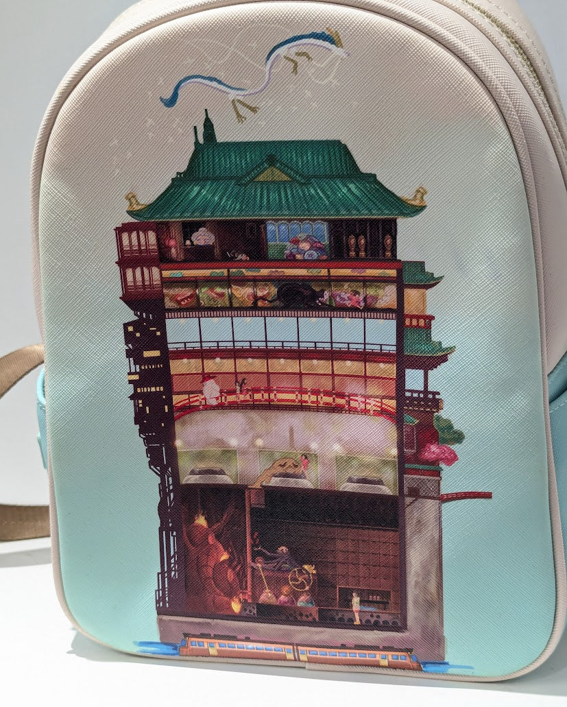Studio Ghibli Spirited Away Bathhouse Loungefly Backpack