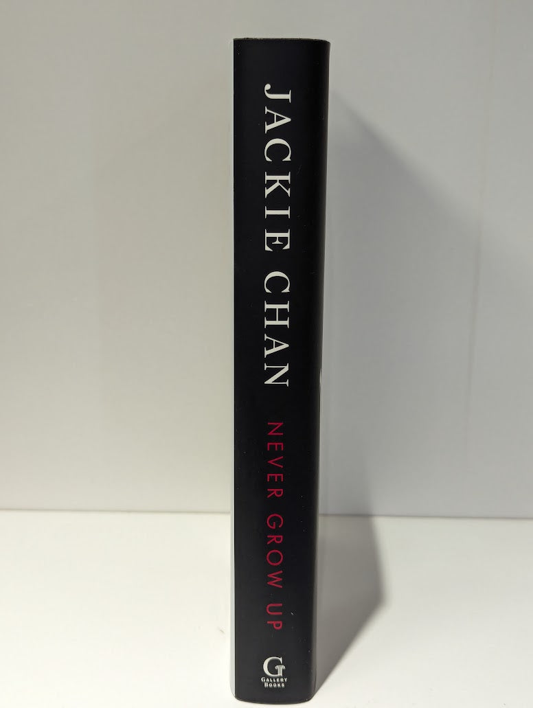 Jackie Chan Never Grow Up Signed Limited Edition Hardcover With Sleeve and CoA