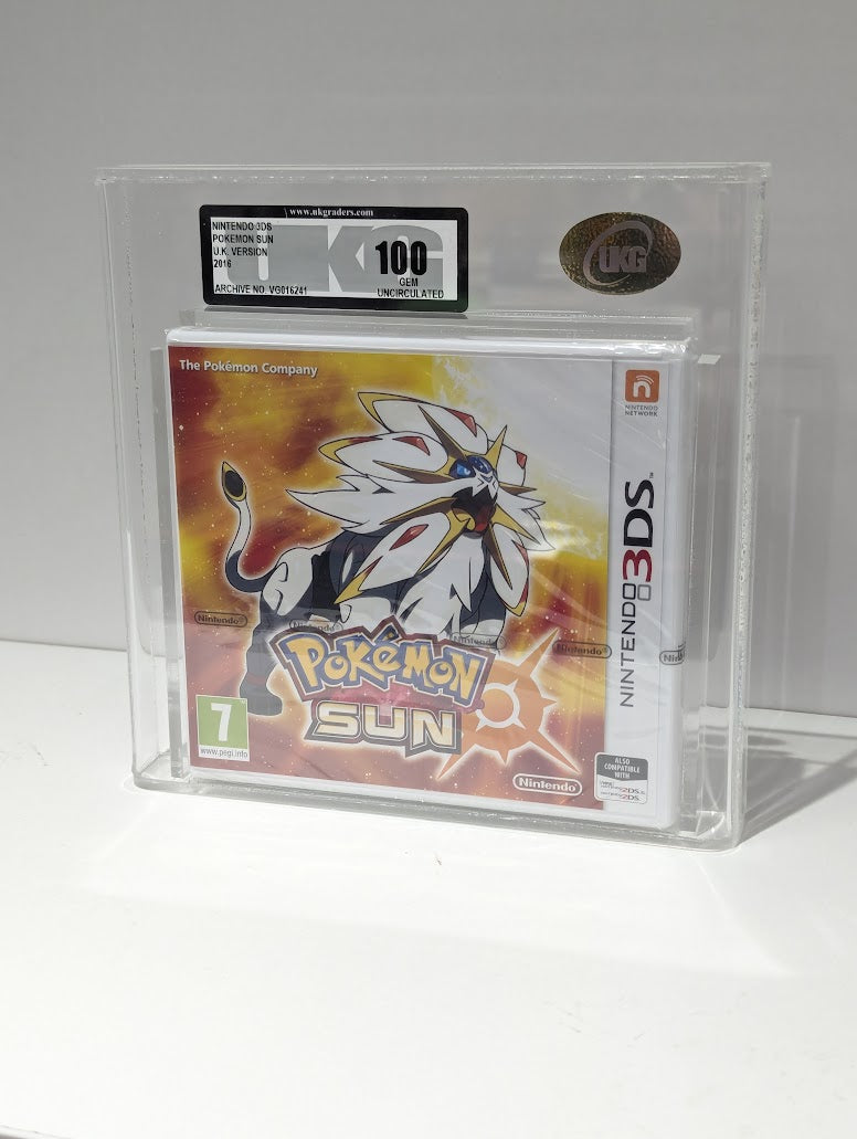 Pokemon Sun Nintendo 3DS UK Graders Graded 100