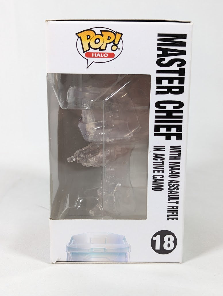 Halo Master Chief With MA40 Assault Rifle in Active Camo Funko Pop! Vinyl Figure #18