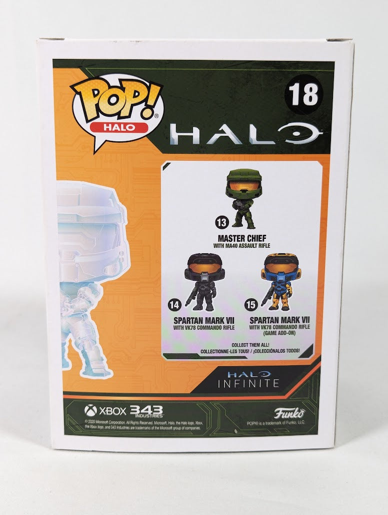 Halo Master Chief With MA40 Assault Rifle in Active Camo Funko Pop! Vinyl Figure #18