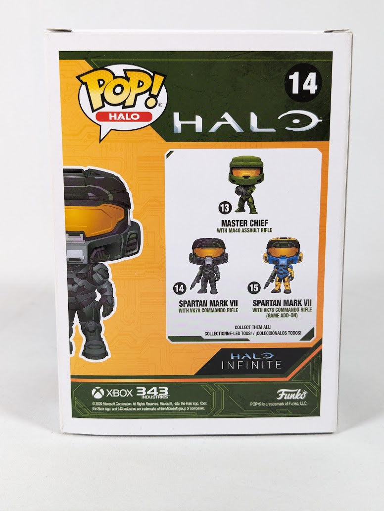 Halo Spartan Mark VII With VK78 Commando Rifle Funko Pop! Vinyl Figure #14