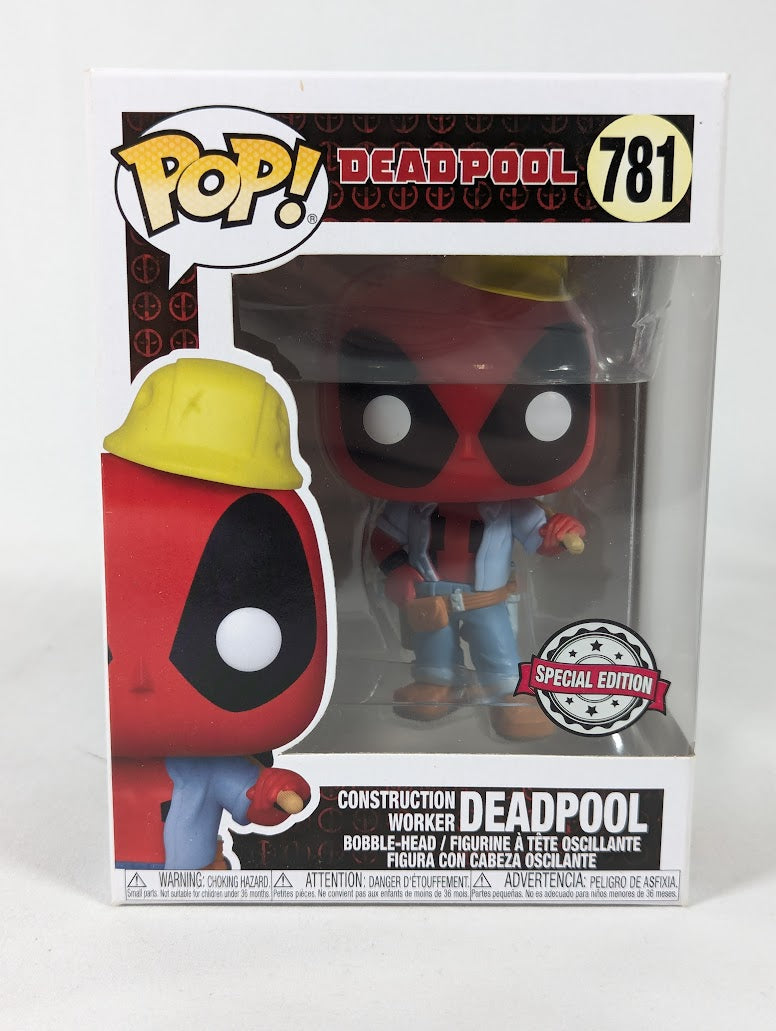 Marvel Deadpool Construction Worker Deadpool Funko Pop! Vinyl Figure #781